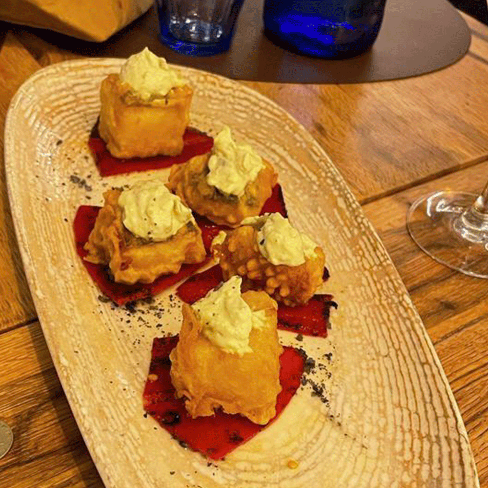 Bacalao en tempura Arrocería Formentera