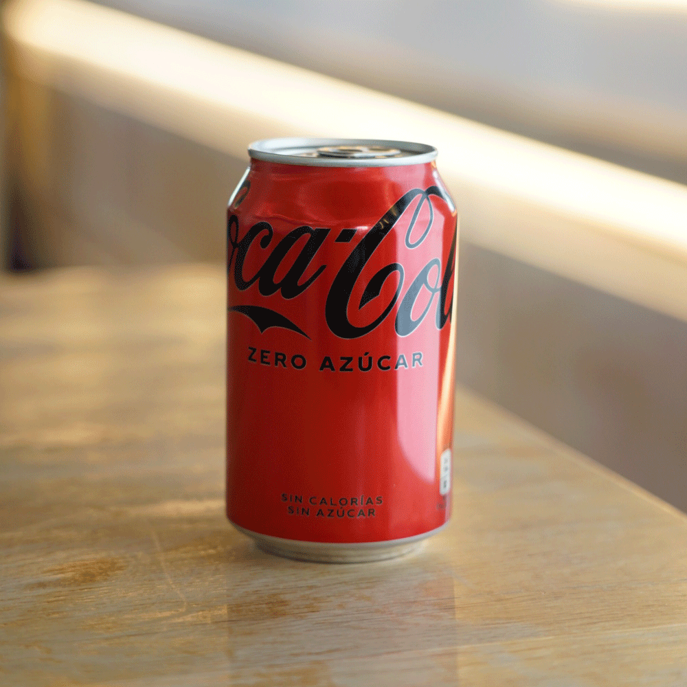 Lata Coca-Cola Zero Arrocería Formentera