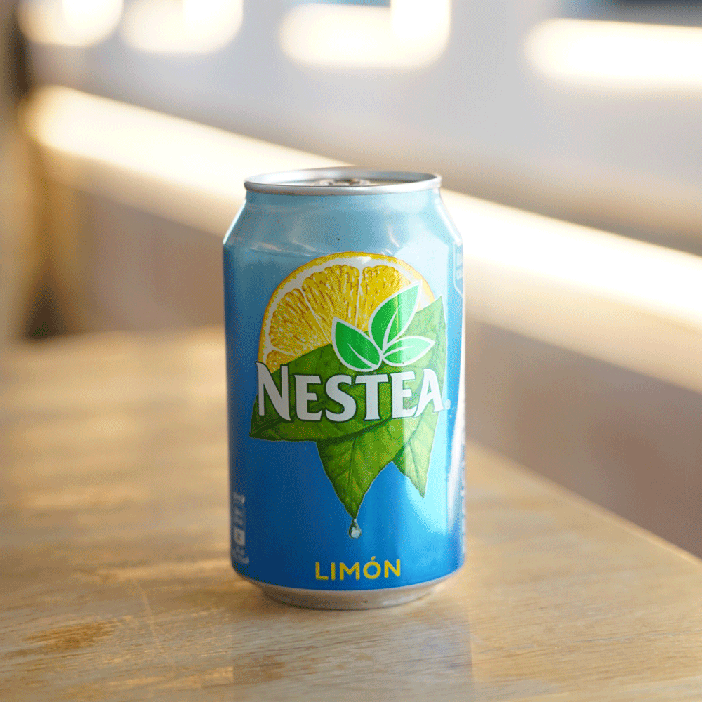 Lata Nestea limón Arrocería Formentera