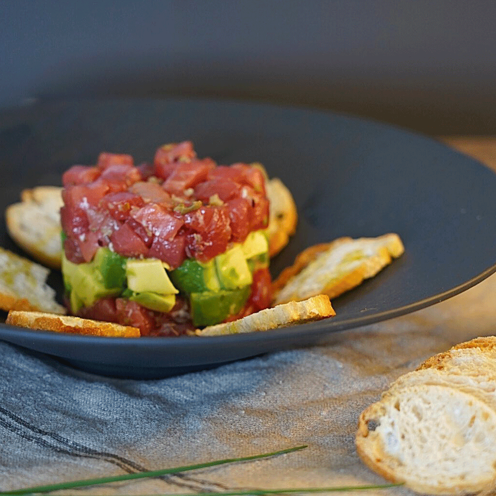 Tartar de atún Arrocería Formentera