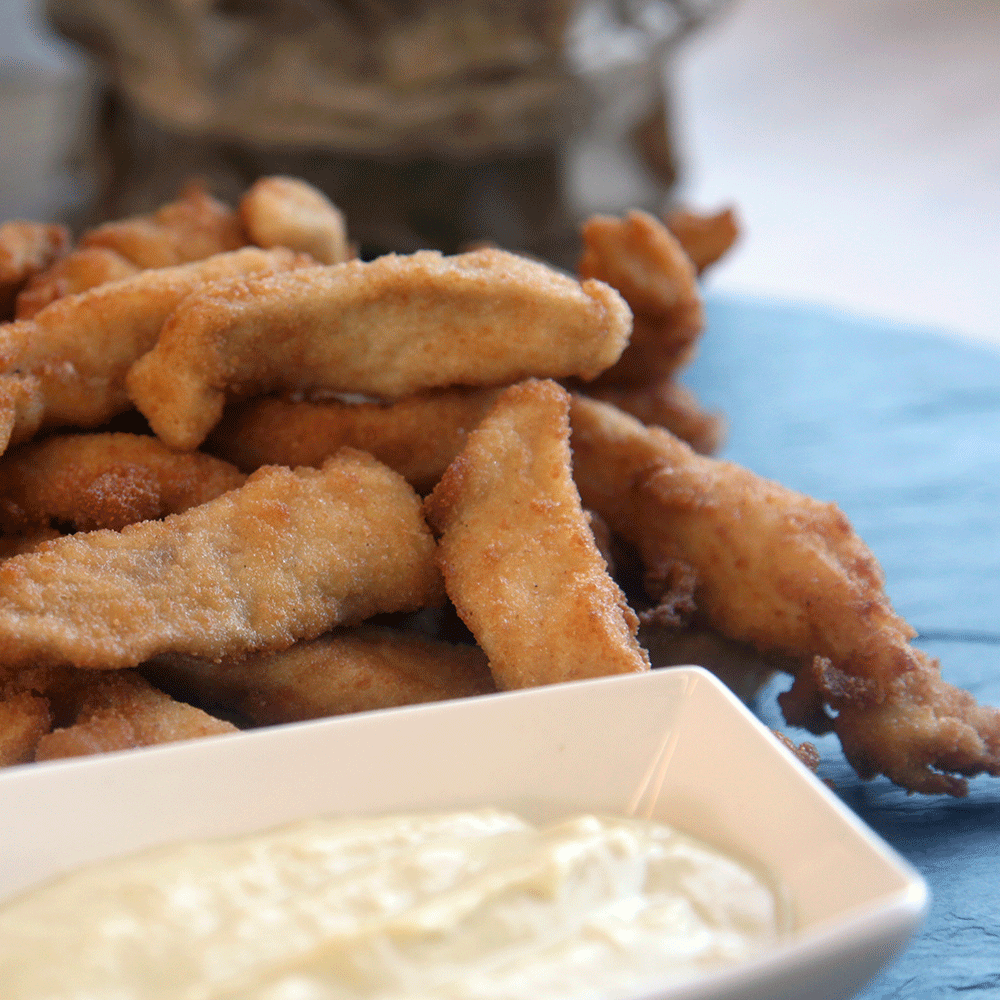 Tiritas de pollo Arrocería Formentera